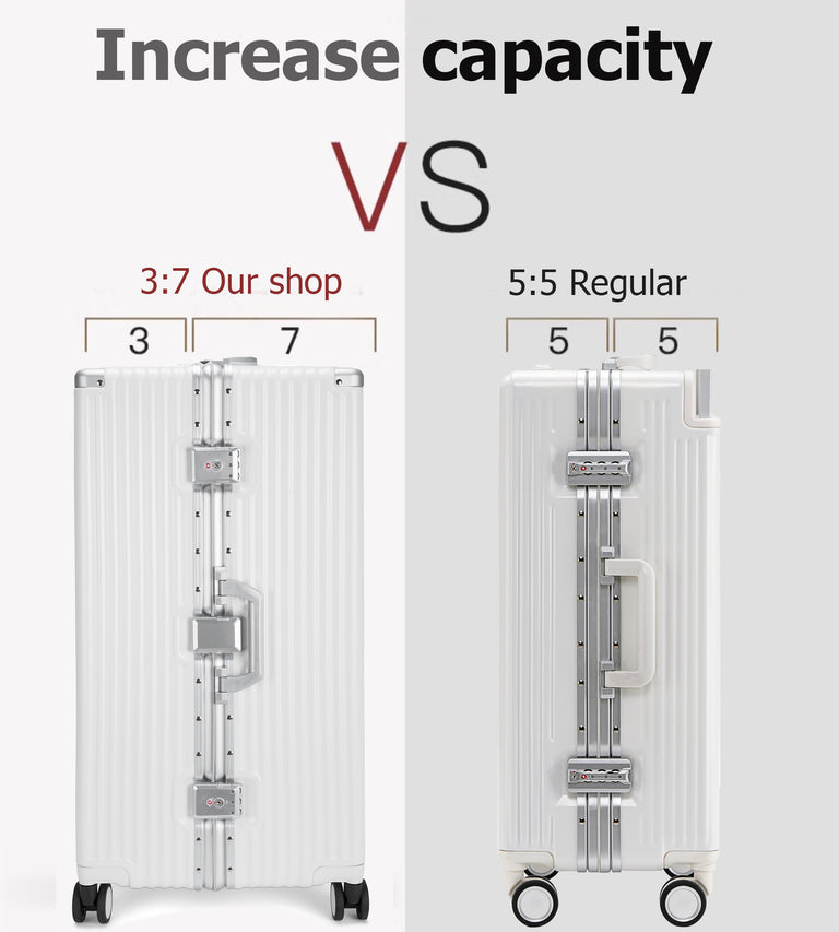 Super Large Aluminum Spinner Luggage Cup-Holder